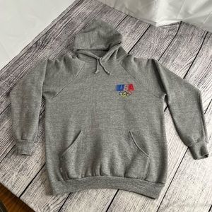 Levi’s Vintage Olympic USA Grey Hoodie Sweatshirt